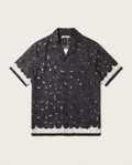 Givenchy - Rose Monogram Short-Sleeve Silk Shirt